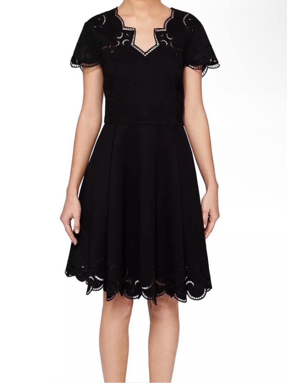NWT Ted Baker saloane embroidered skater dress- Size 5